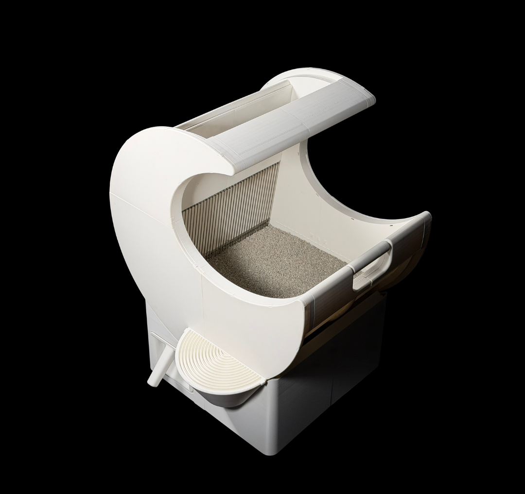 5-Second No-Scoop Manual Cat Litter Box