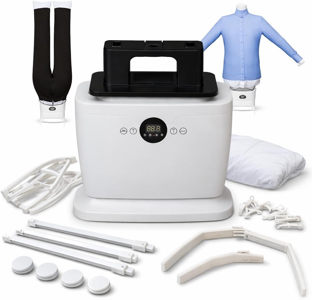 Automatic Ironing Machine 4.0 | Hands-Free Wrinkle Remover & Clothes Dryer for Shirts, Pants & Shoes - Ready to Wear in Minutes