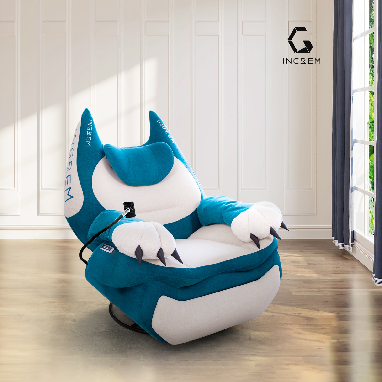 💥Last day 70% OFF💥Multifunctional Fat Cat Power Cartoon Ergonomic Recliner Gaming Chair