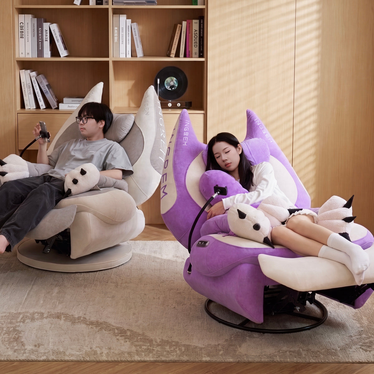 💥Last day 70% OFF💥Multifunctional Fat Cat Power Cartoon Ergonomic Recliner Gaming Chair