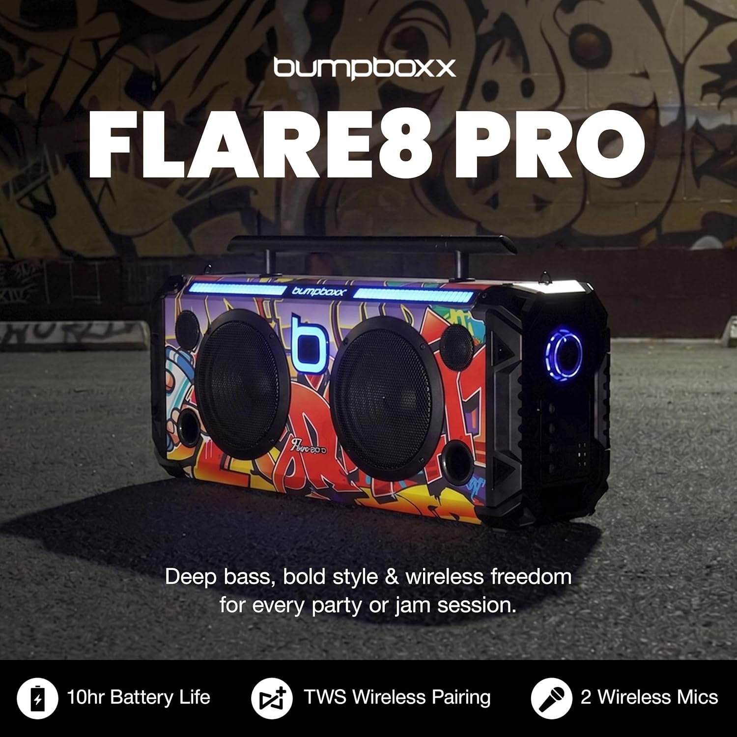 🔥Today's Special🔥Flare8 Pro Bluetooth Party Outdoor Speaker