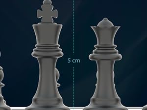 Chessnut Go chess pieces with 5 cm king height