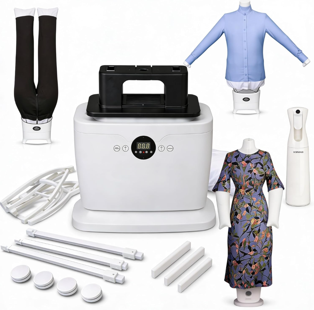 Automatic Ironing Machine 4.0 | Hands-Free Wrinkle Remover & Clothes Dryer for Shirts, Pants & Shoes - Ready to Wear in Minutes