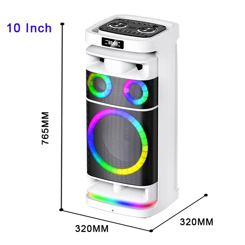 🔥Today's Special🔥GEDI-G GD 9010 High Quality Sound System Dj Equipment Trolley Speaker Party Speaker Wireless