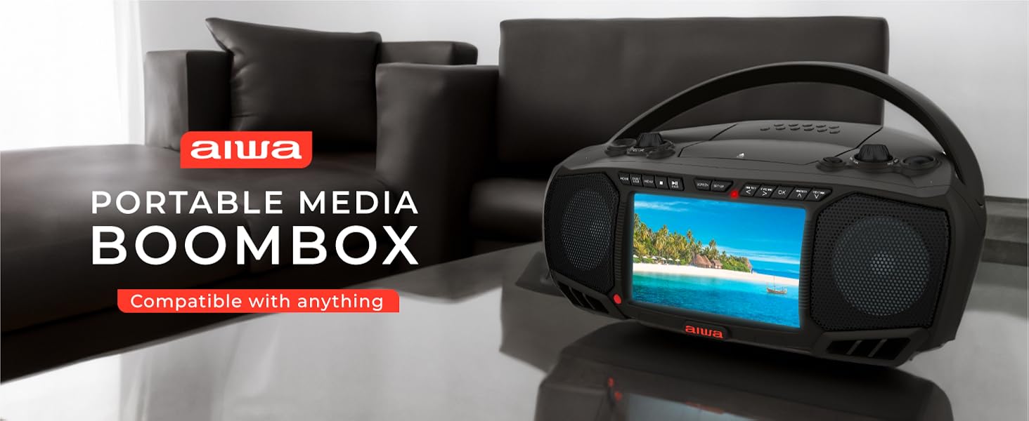 Portable Media Boombox