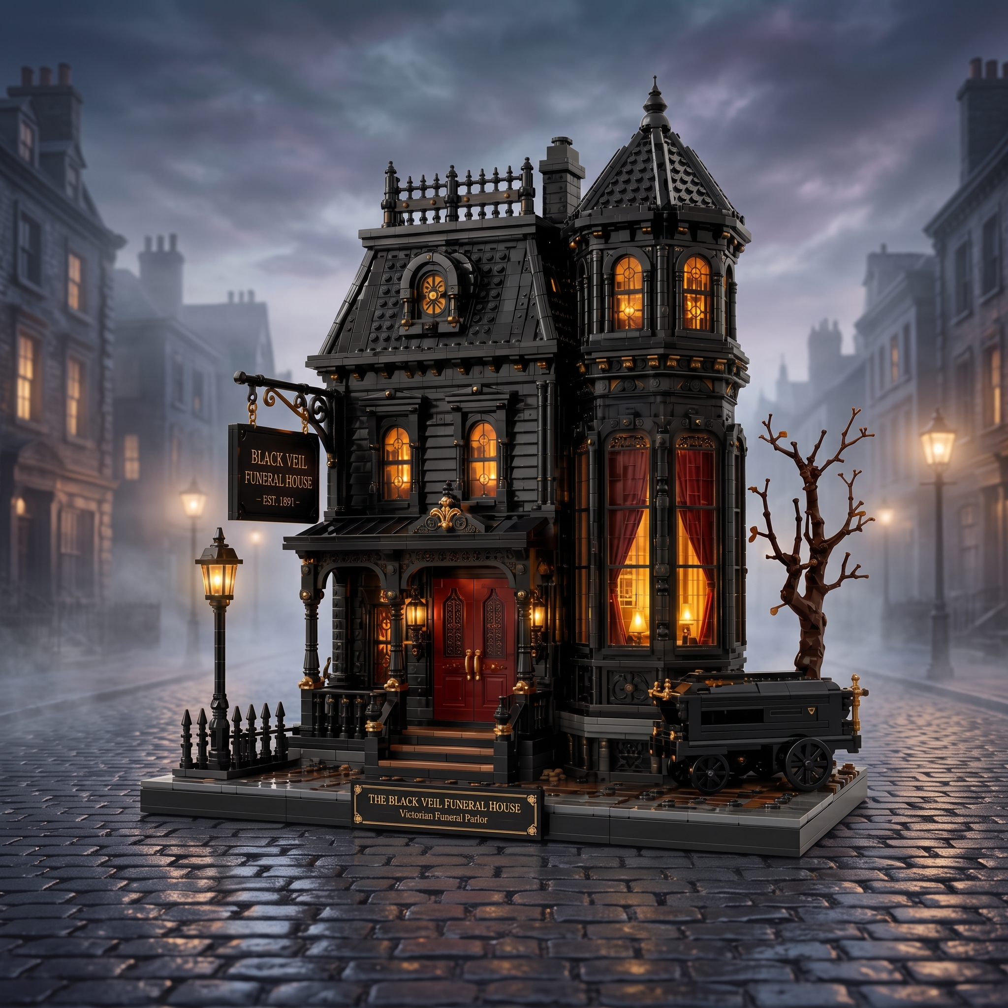The Black Veil Funeral House Collector Set