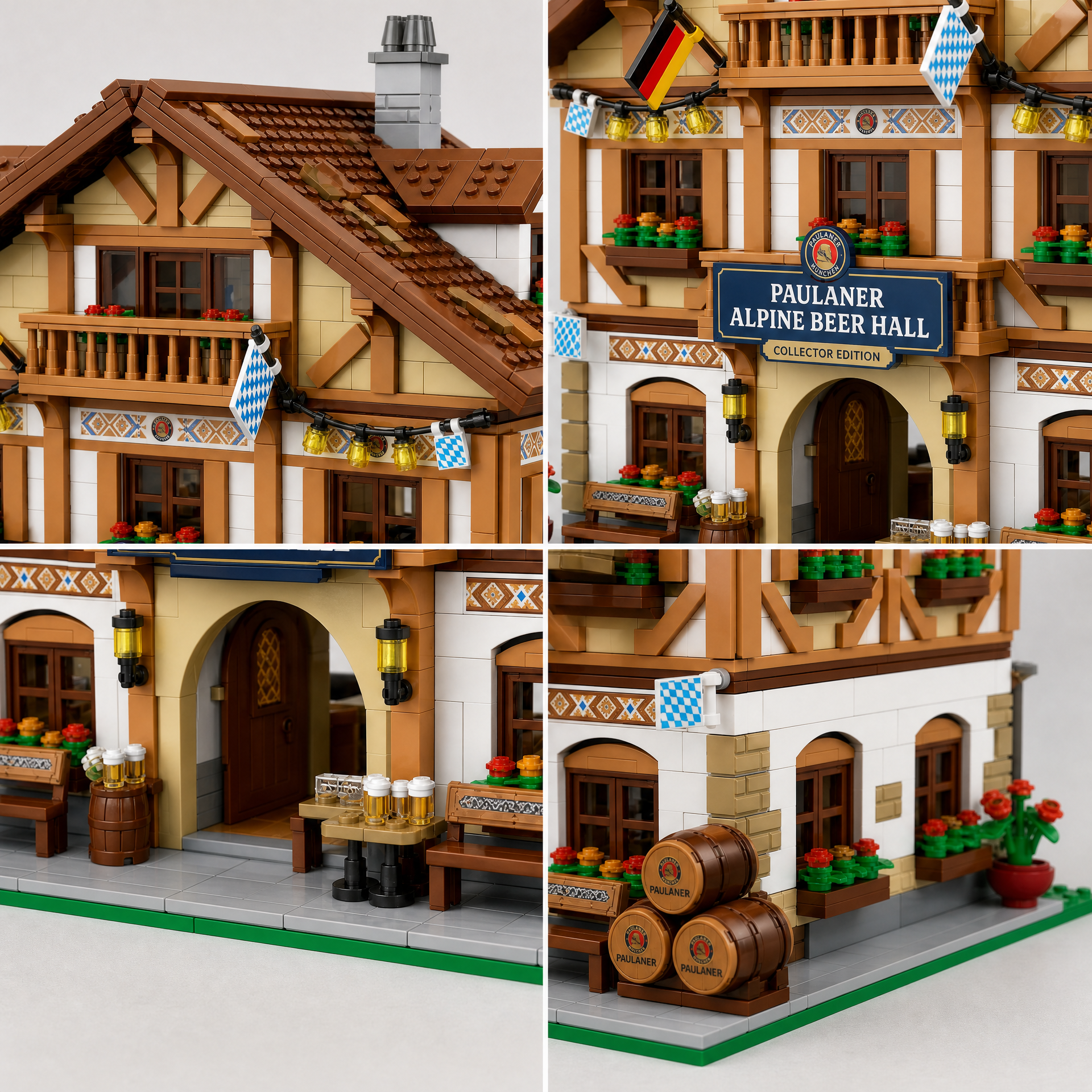 Alpine Bavarian Beer Hall Building Set