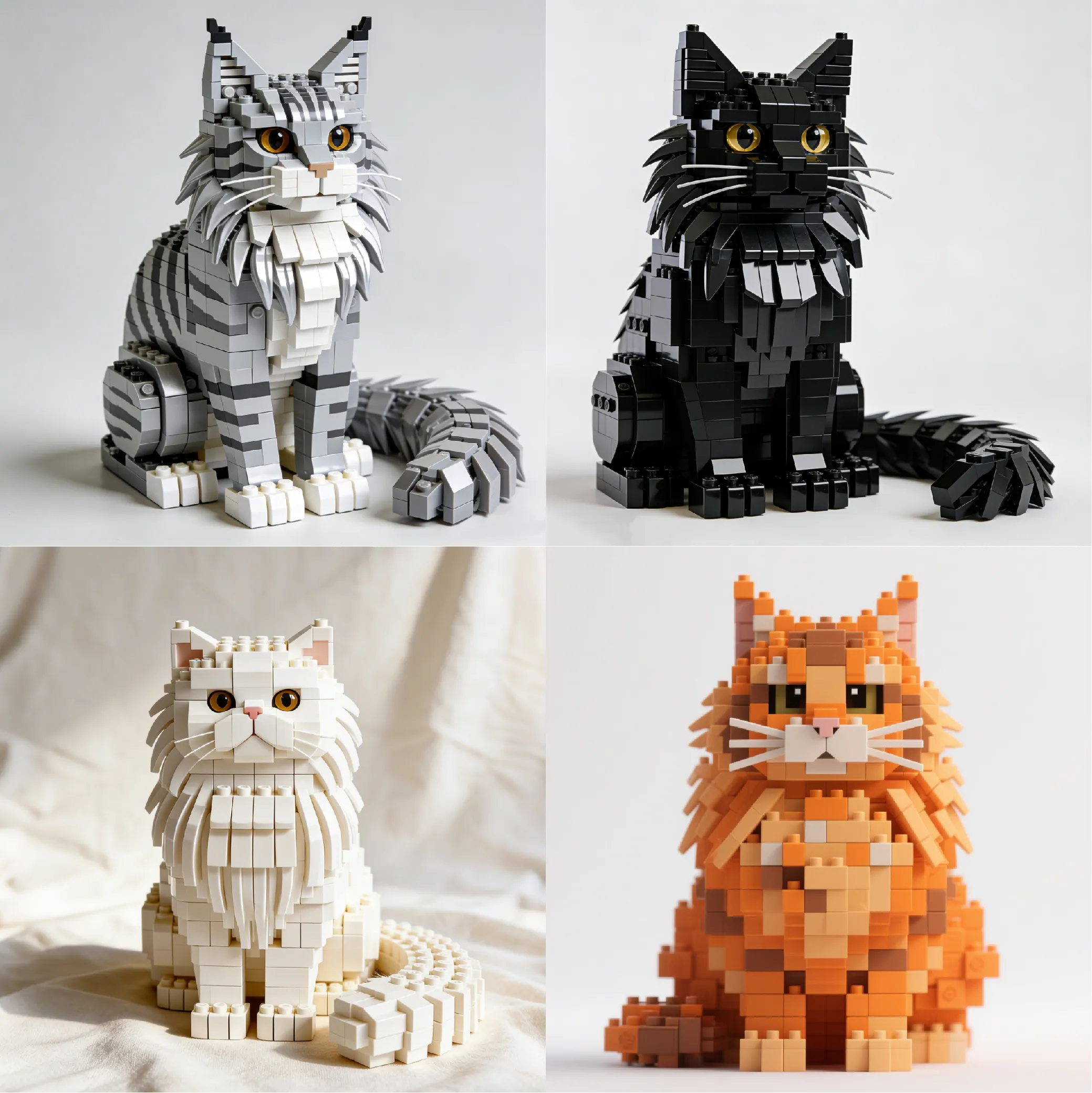 Brick Cats – Cute Cats Family Series