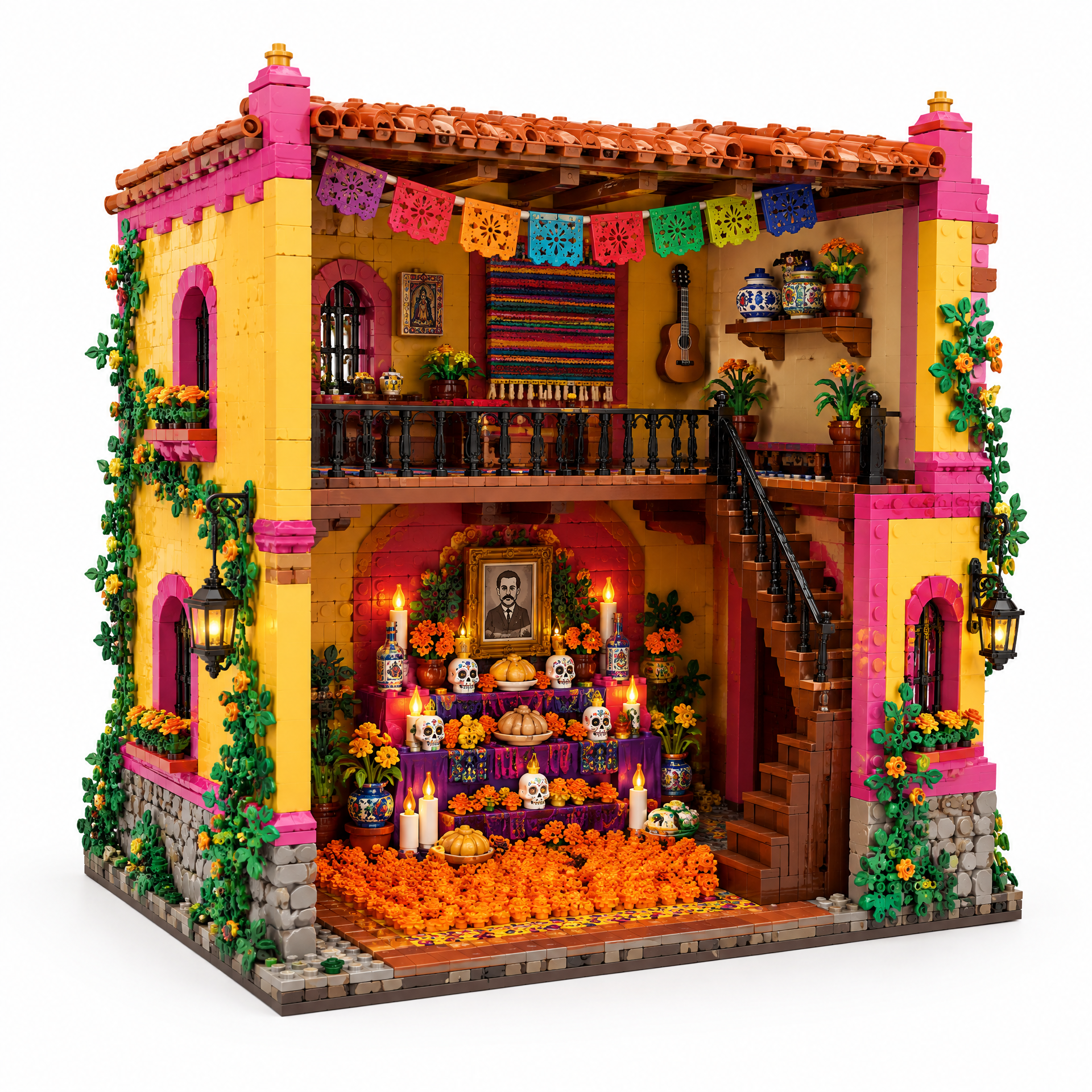 Ofrenda Home Diorama: Remembrance & Heritage Display