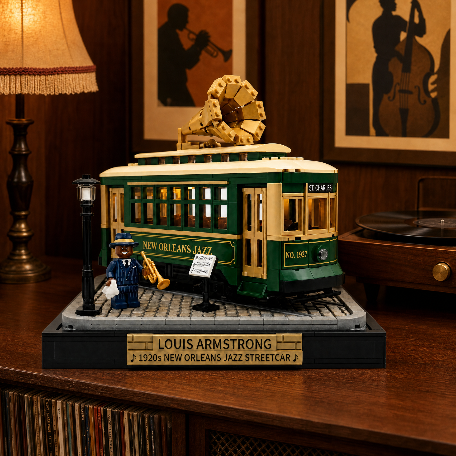 New Orleans Jazz Streetcar Model