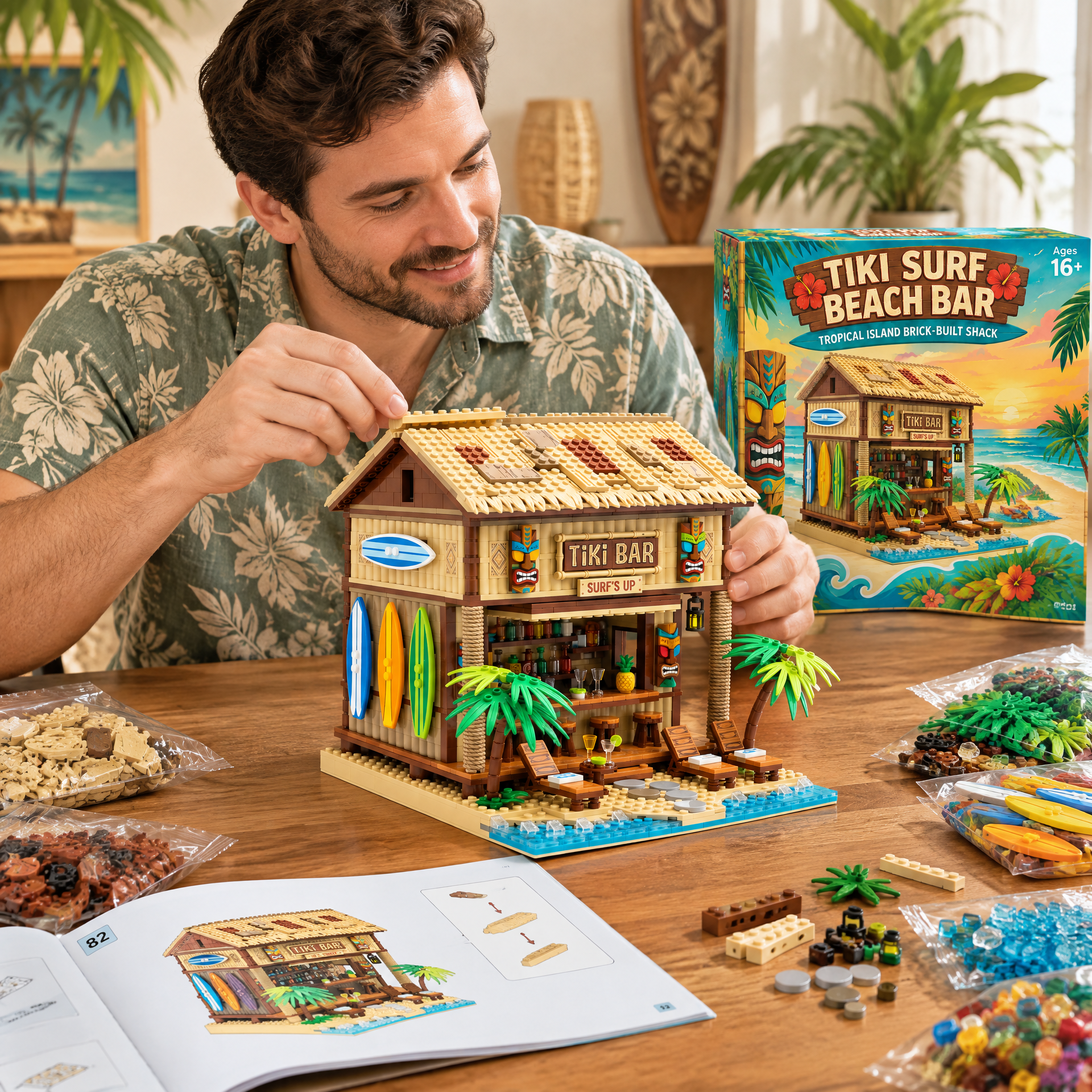 Tiki Surf Beach Bar: Tropical Island Shack Edition