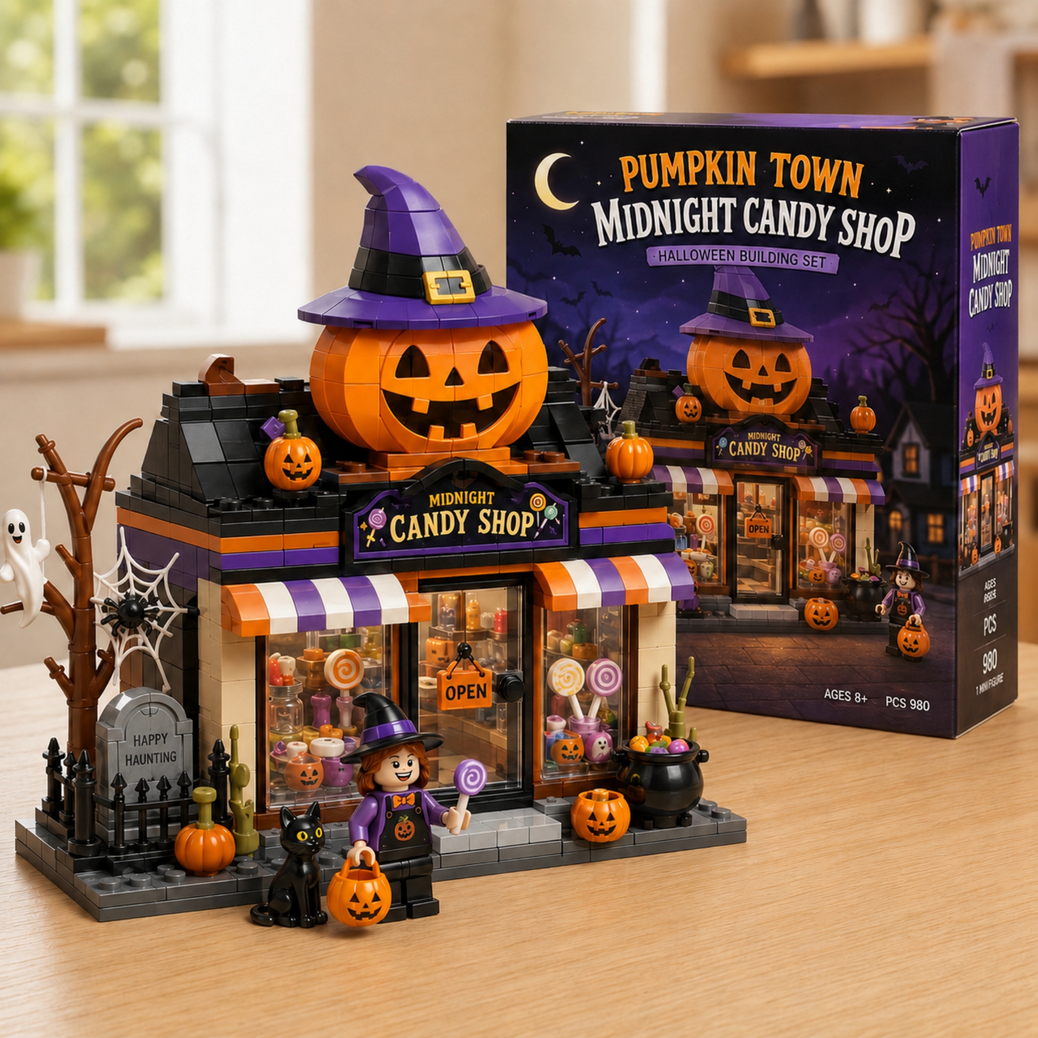 Premium Midnight Candy Shop Brick Set