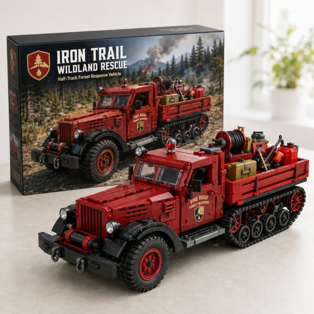 Wildland Rescue Half-Track Building Set