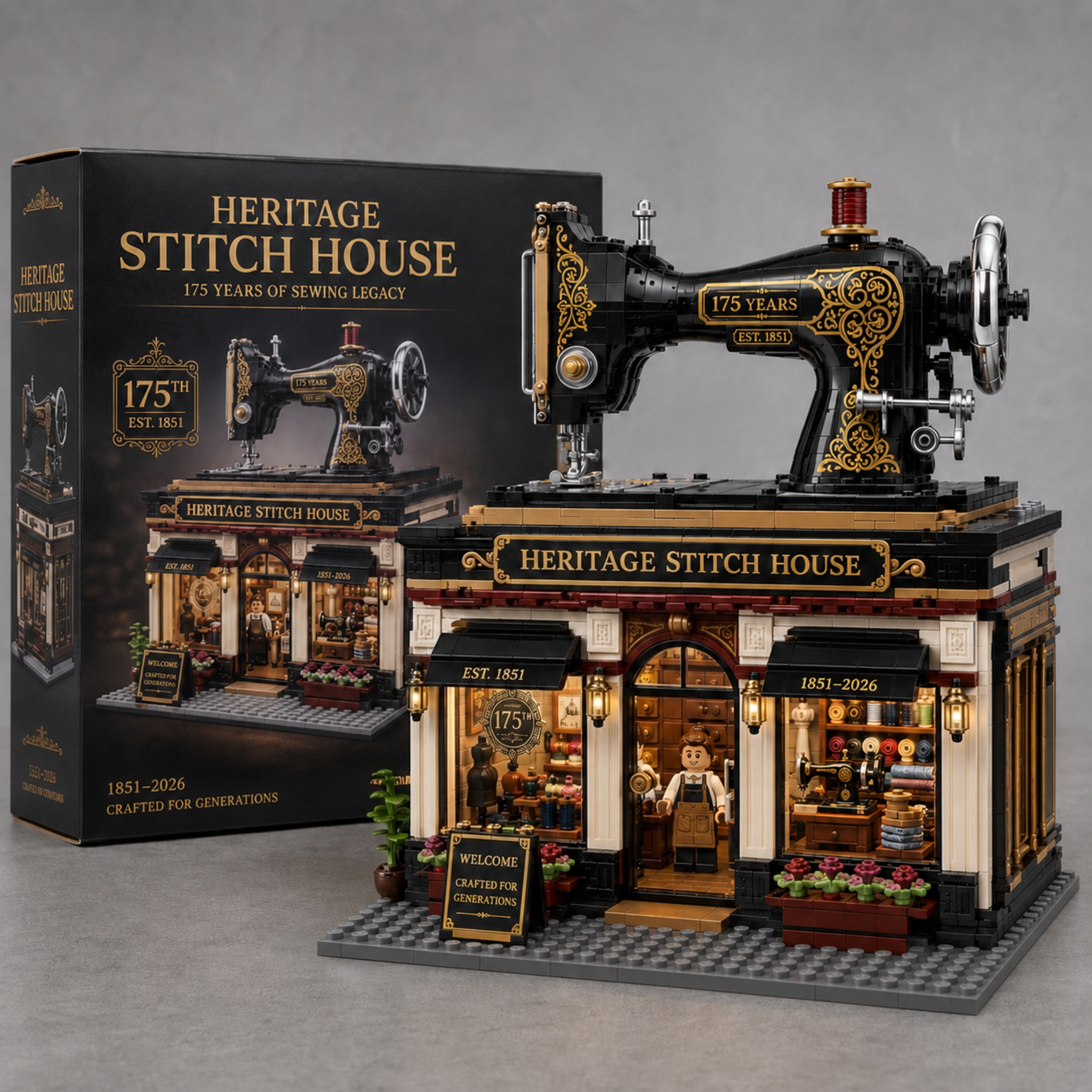 Collector's Edition: Vintage Tailor Shop Building Set