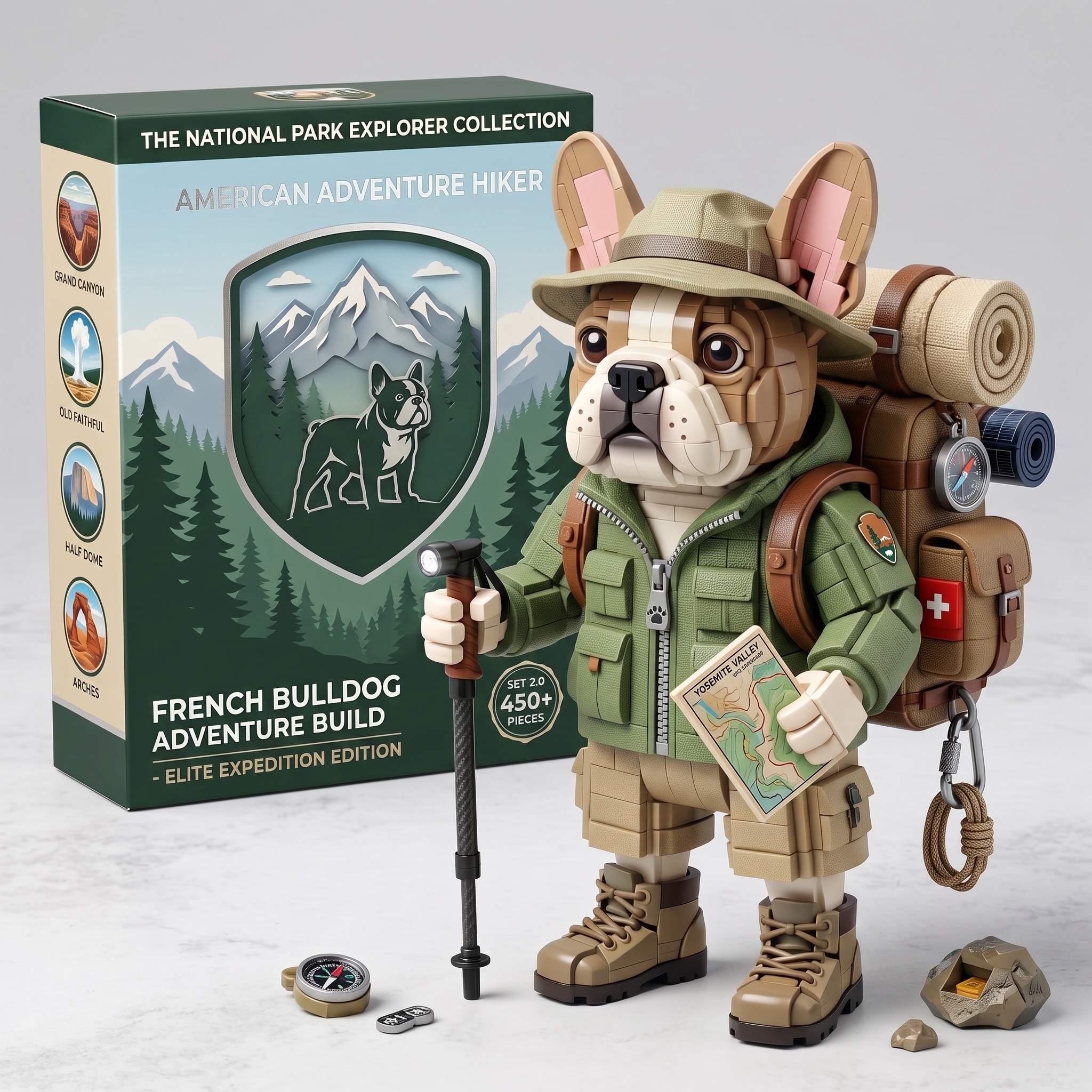 Adventure Frenchie Building Set