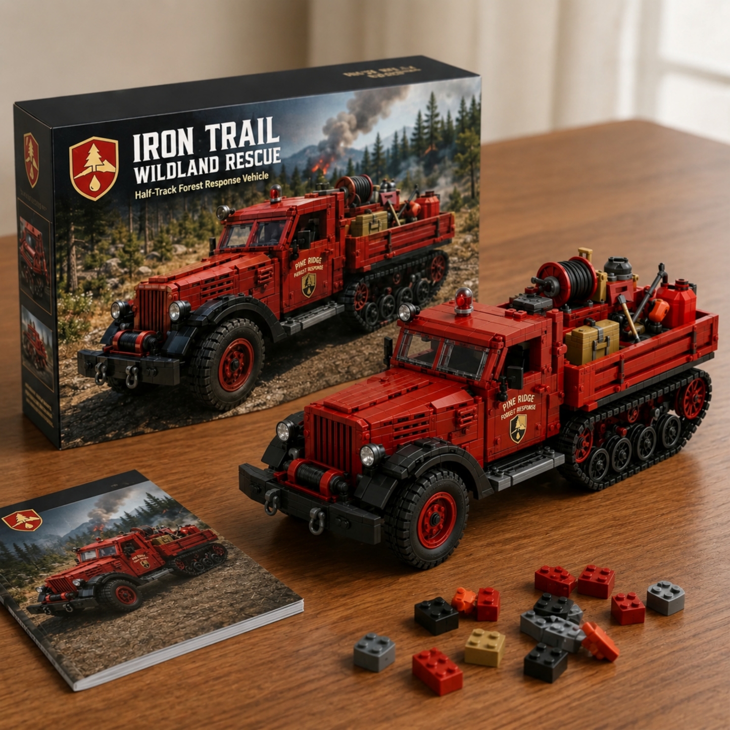 Wildland Rescue Half-Track Building Set