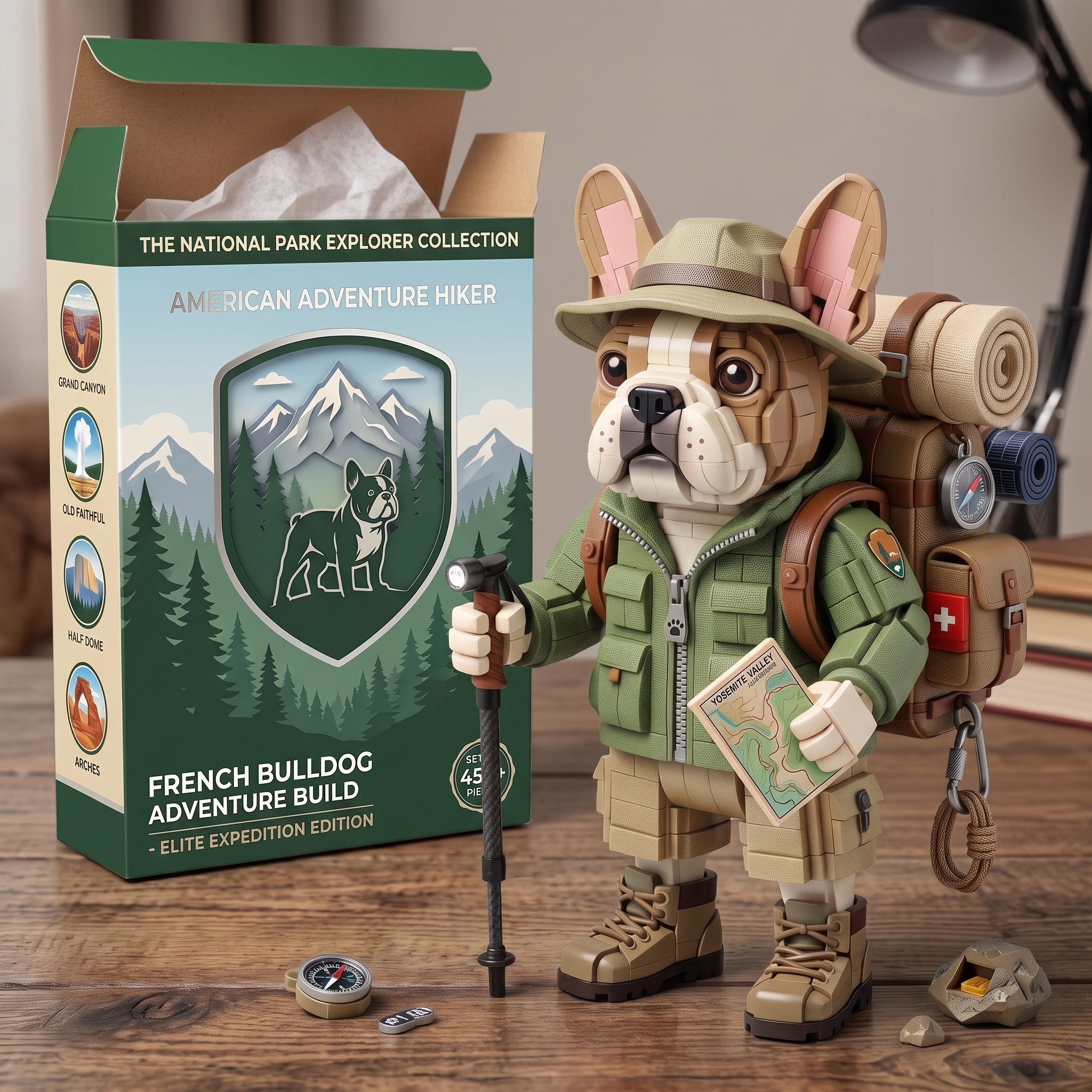 Adventure Frenchie Building Set