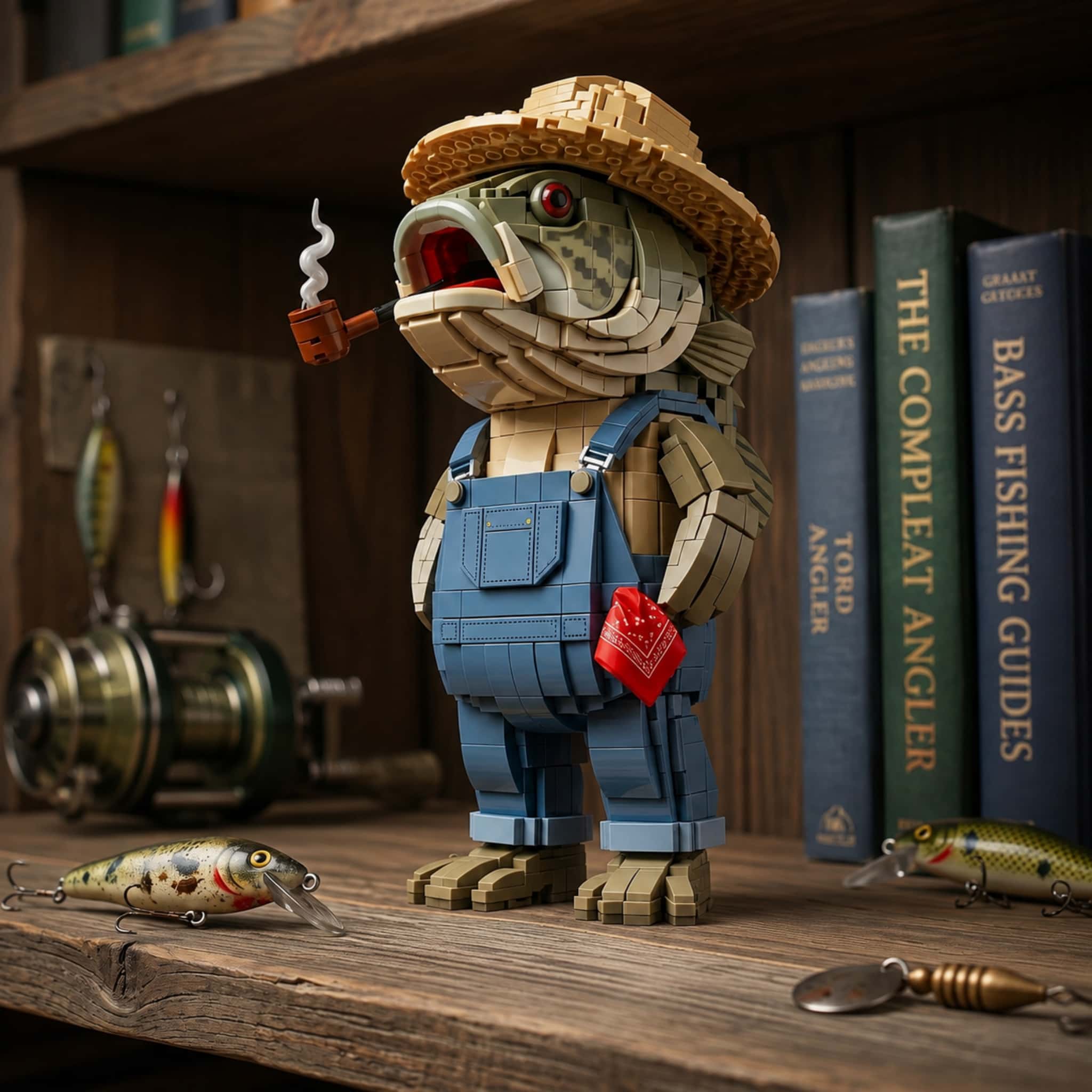 Country Angler Bass Building Set