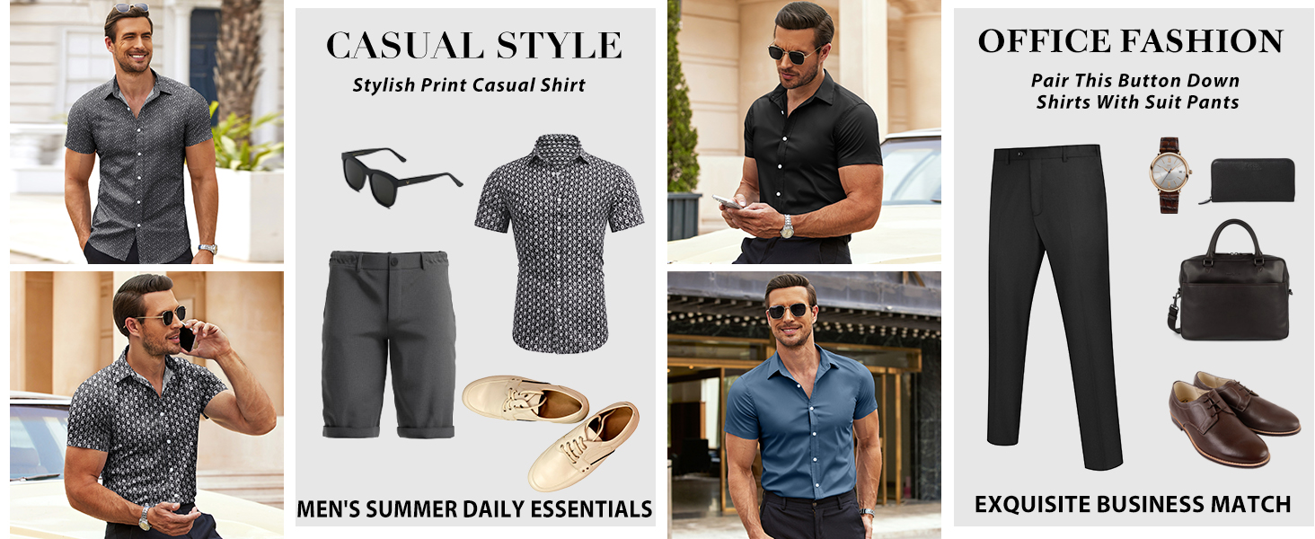 mens office shirt business shirt