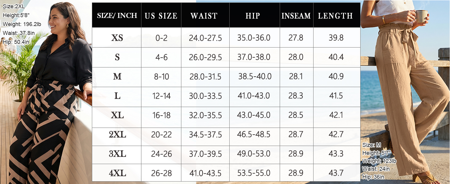 high waist casual work pants