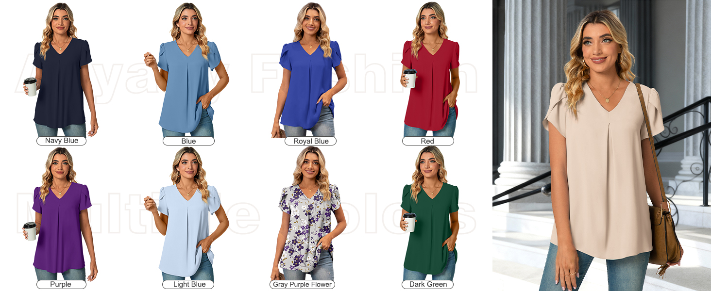 Womens Dressy Casual Tops and Blouse