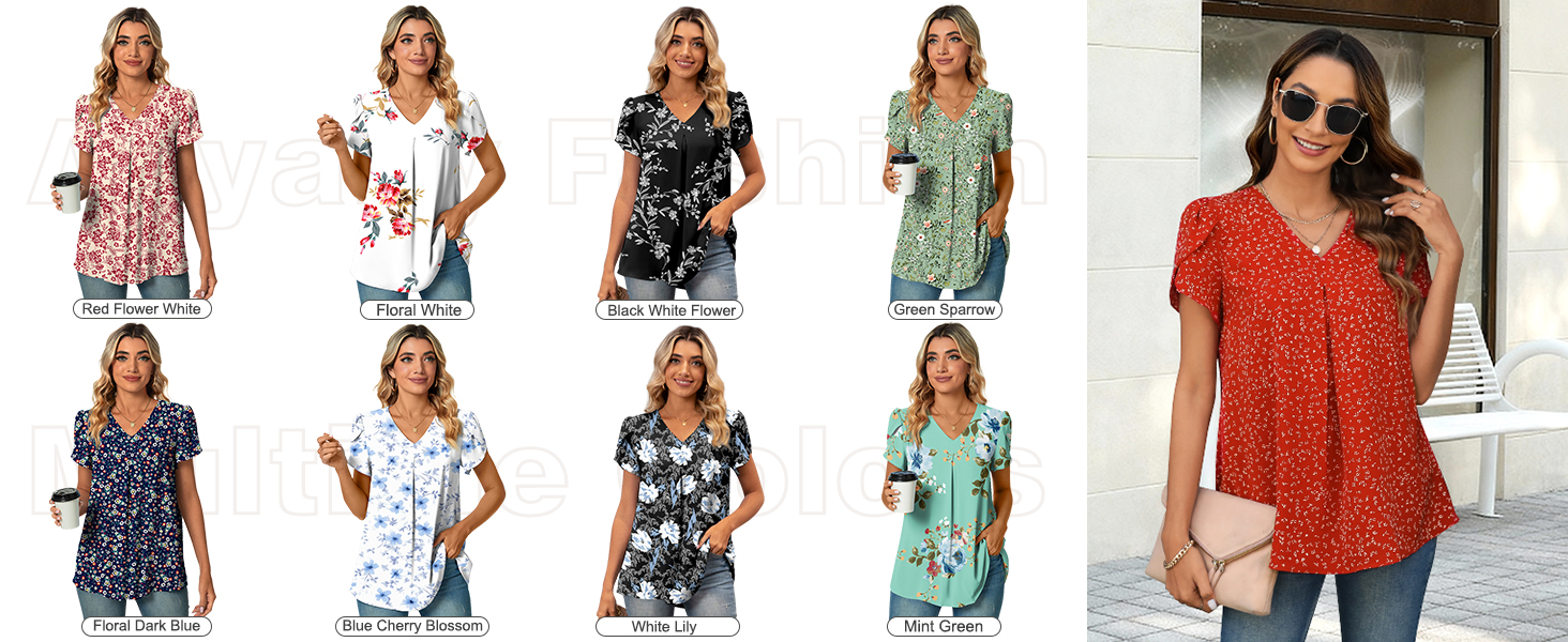 Womens Dressy Casual Tops and Blouse