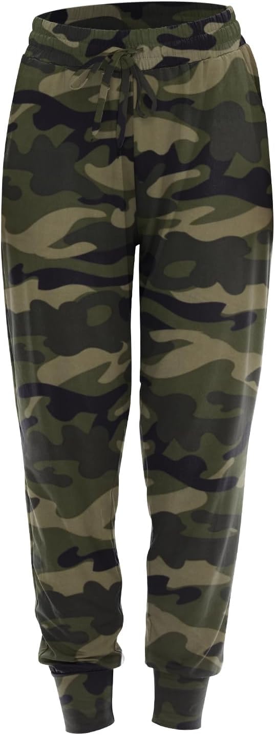 Women's Joggers with Pockets - High Waisted Sweatpants Tapered Leg Drawstring Lightweight Athletic Pants