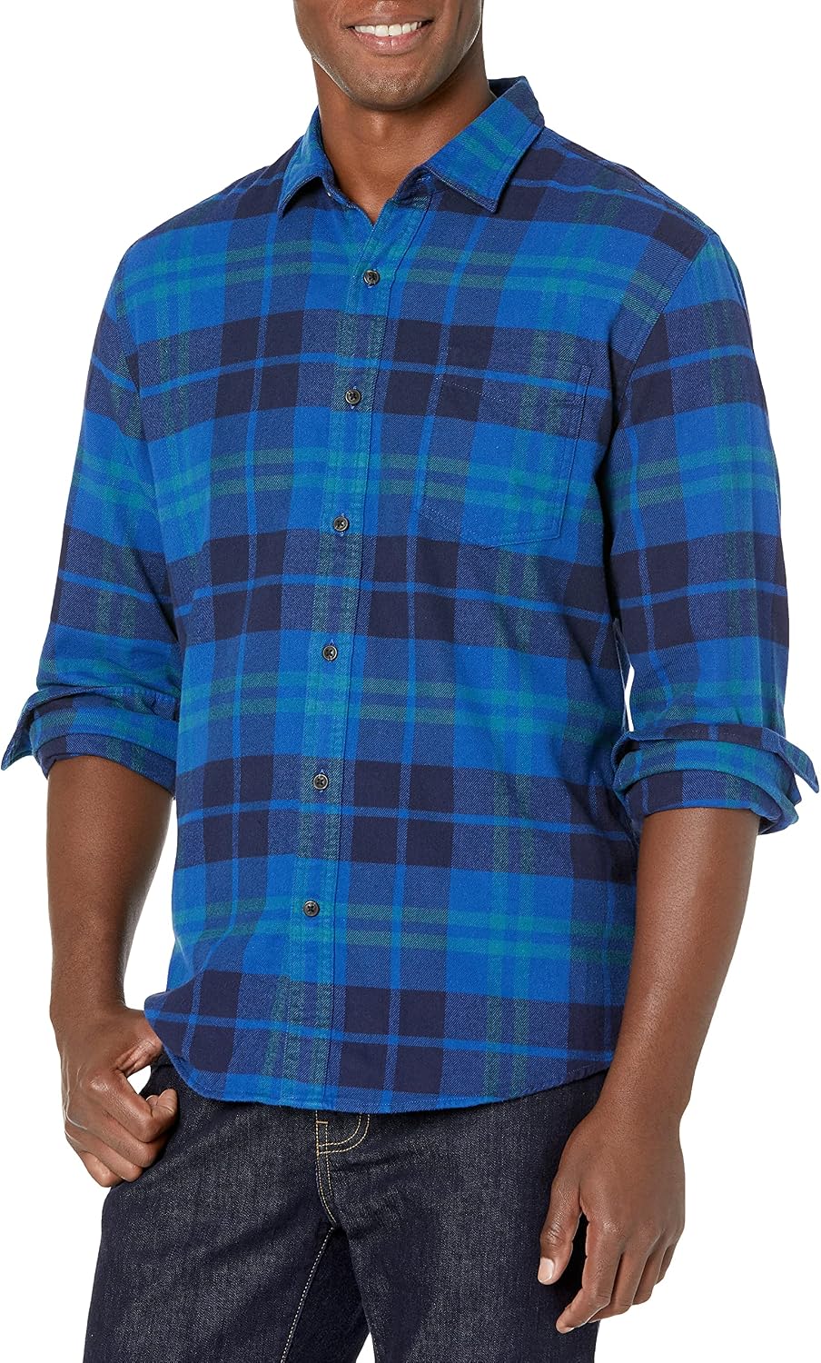 Men's Regular-Fit Long-Sleeve Flannel Shirt (Available in Big & Tall)