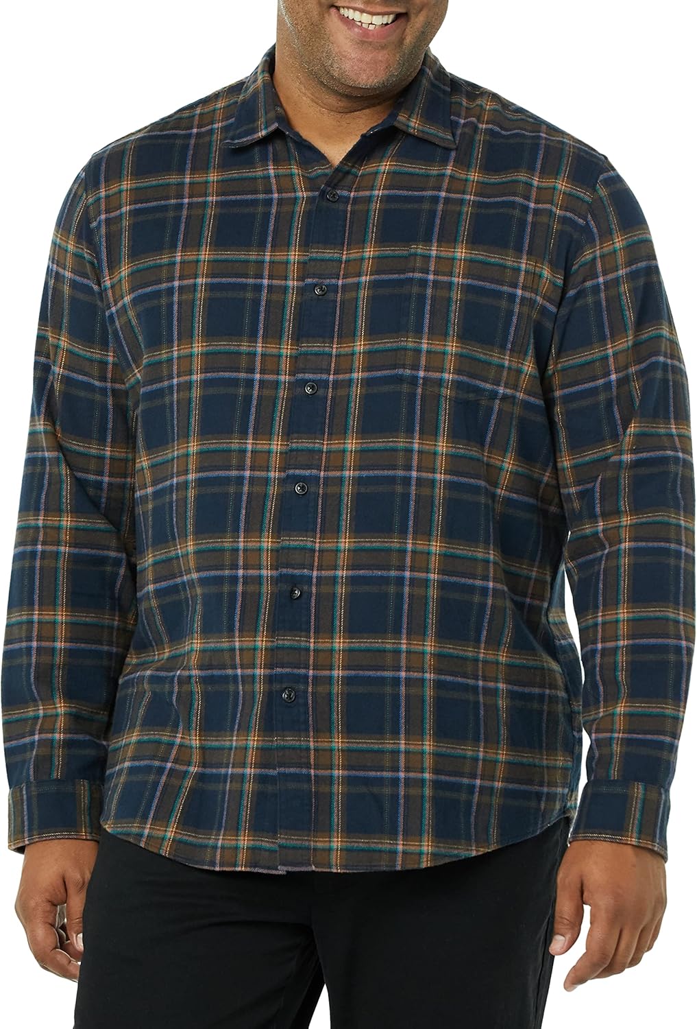 Men's Regular-Fit Long-Sleeve Flannel Shirt (Available in Big & Tall)