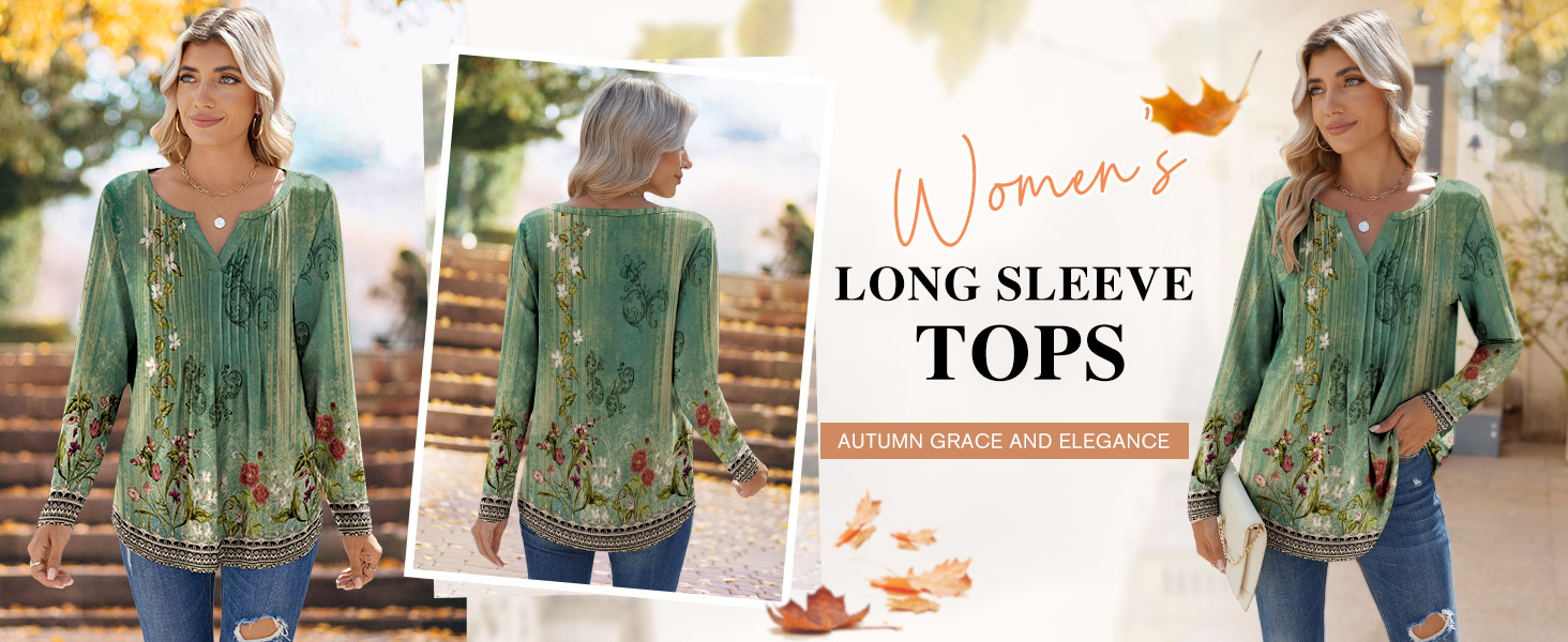 womens long sleeve shirts for women 2026 tops