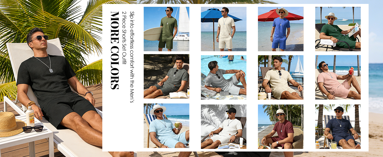 mens tracksuits 2 piece set summer outfits