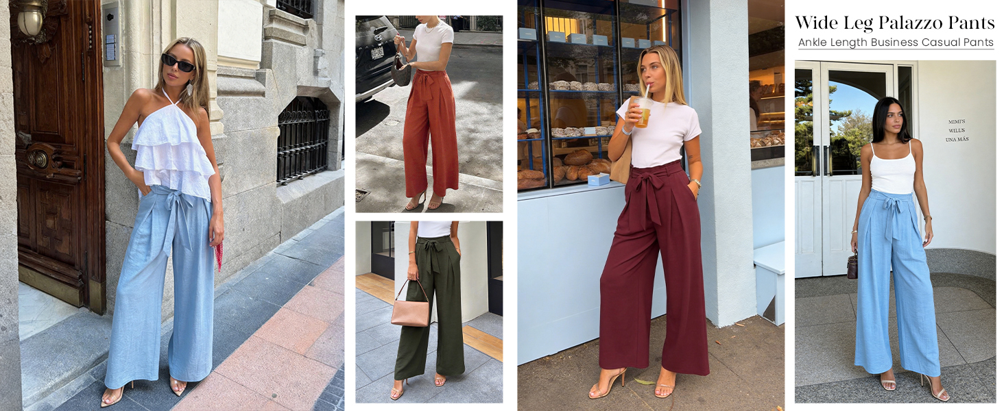 PRETTYGARDEN High Waisted Pants for Women