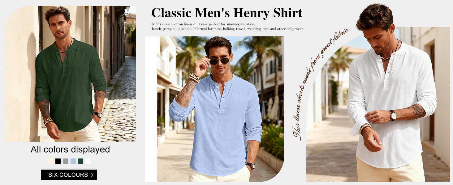 men linen shirts