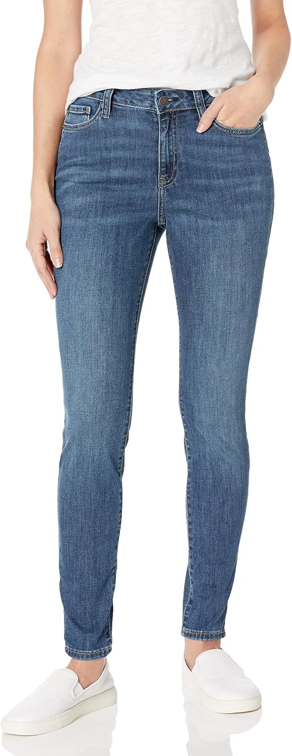 Women's Mid-Rise Stretchy Skinny Jeans