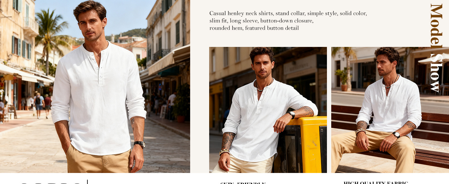 men linen shirts