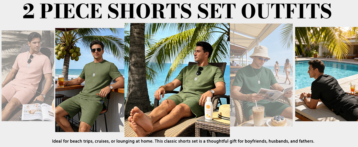 mens tracksuits 2 piece set summer outfits