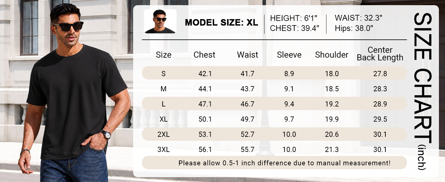 crew neck tshirts for men heavy t shirts plain t shirts coofandy t shirts for men men t shirts