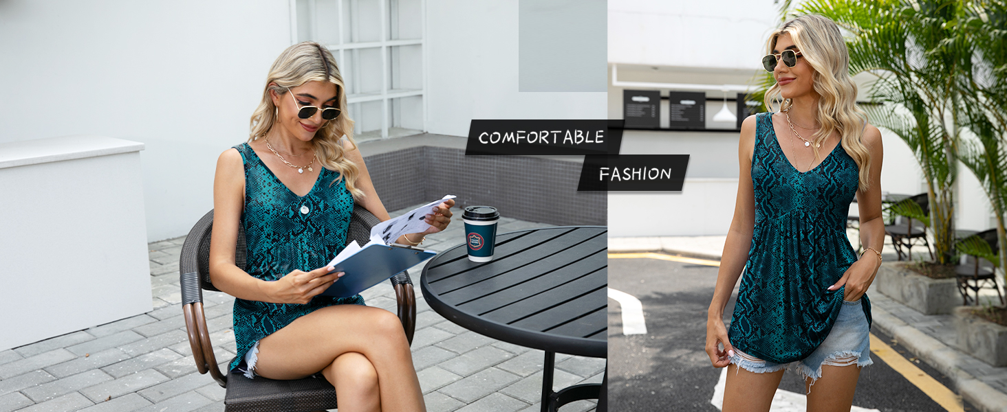 sleeveless tops for women