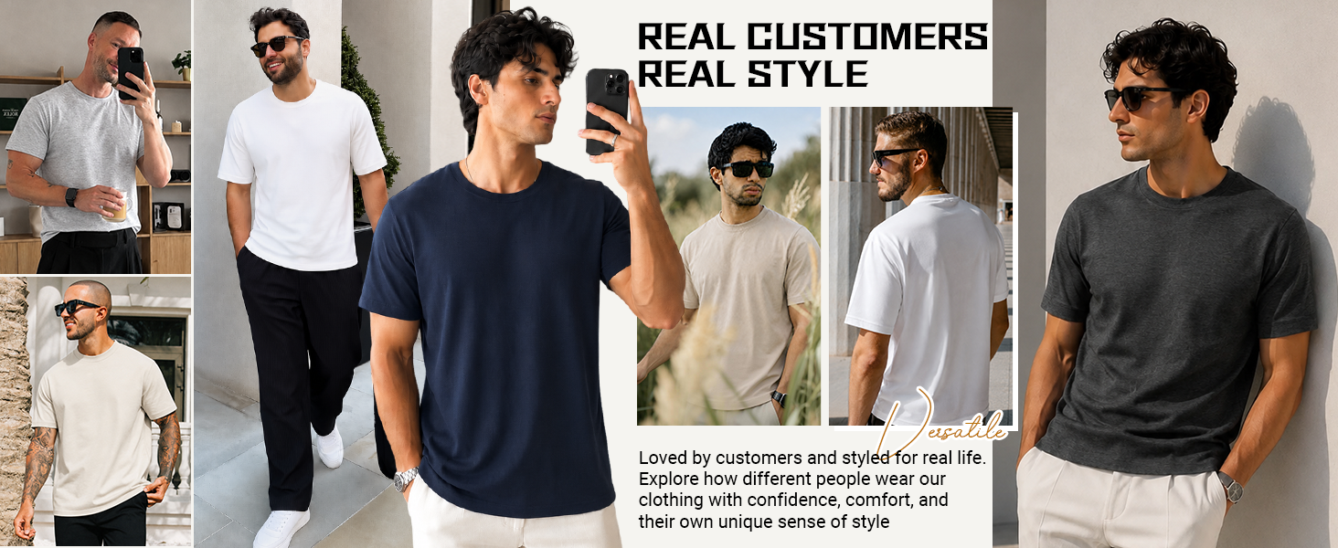 crew neck tshirts for men heavy t shirts plain t shirts coofandy t shirts for men men t shirts
