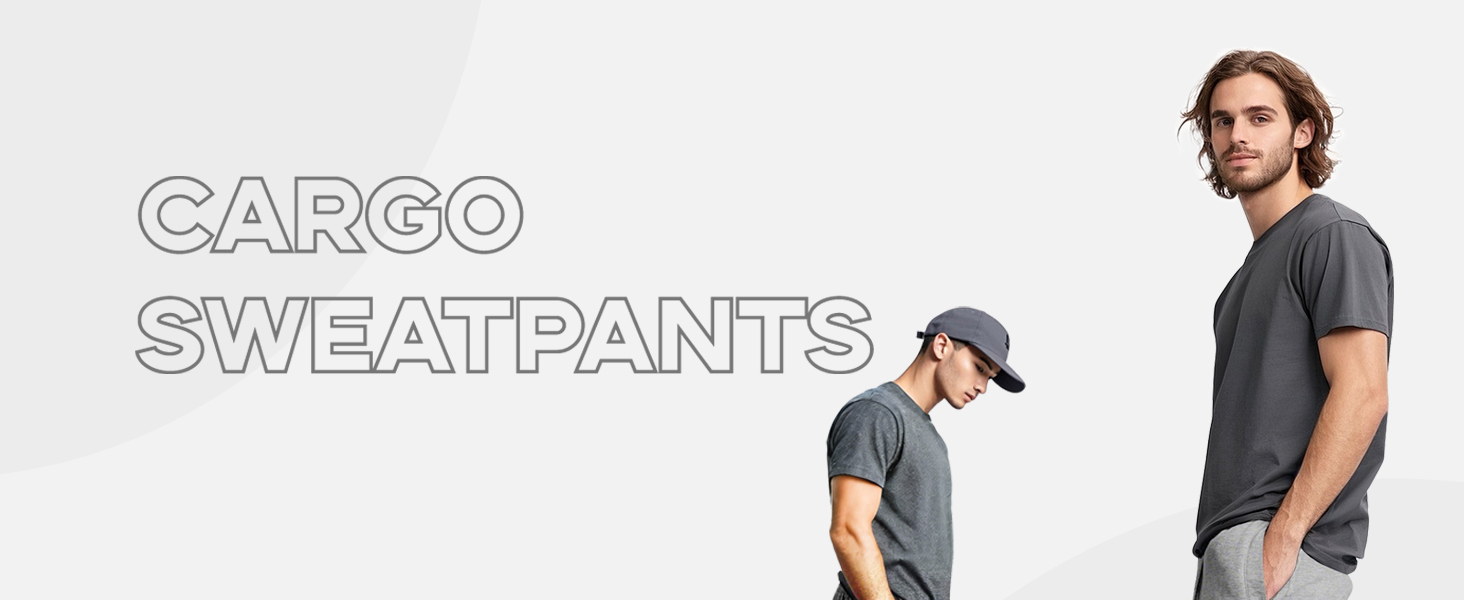 cargo sweatpants for men  joggers for men  men sweatpants  pro club sweat pants  cargo sweatpants
