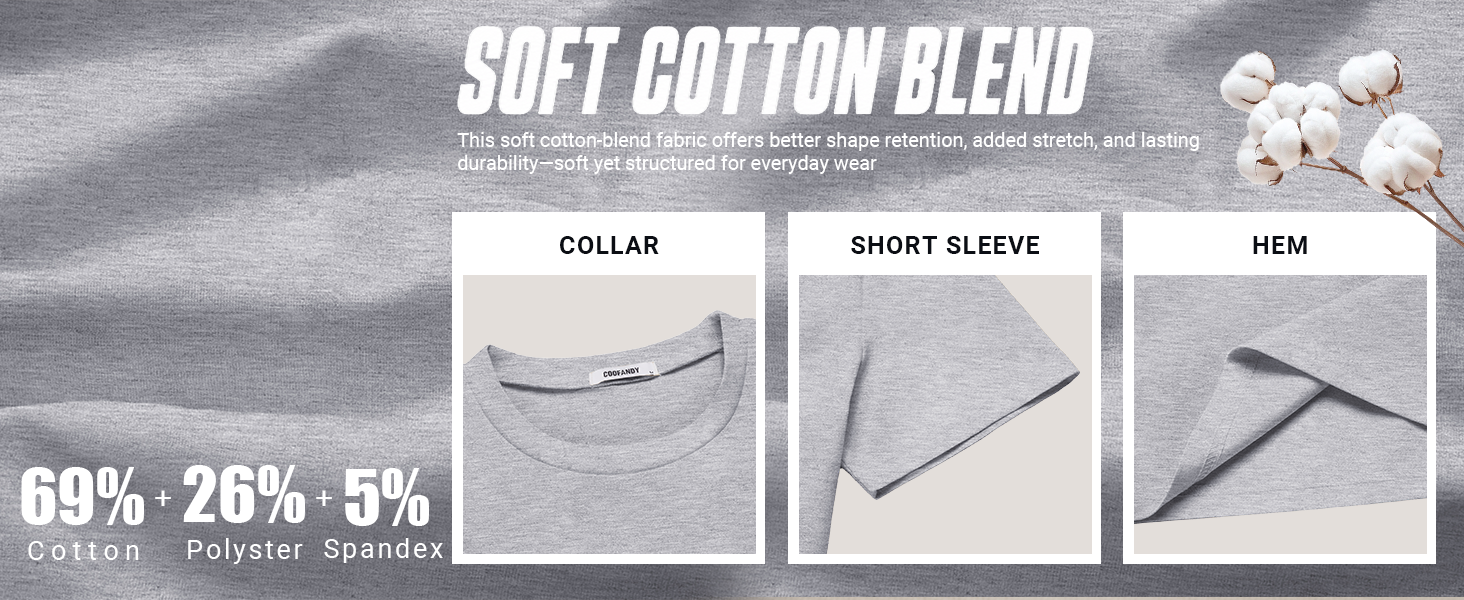 crew neck tshirts for men heavy t shirts plain t shirts coofandy t shirts for men men t shirts