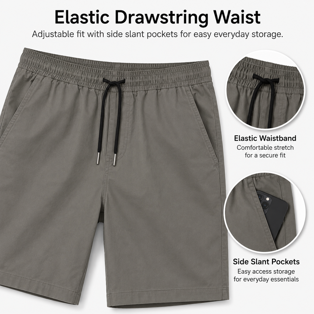 Back pocket and straight hem detail