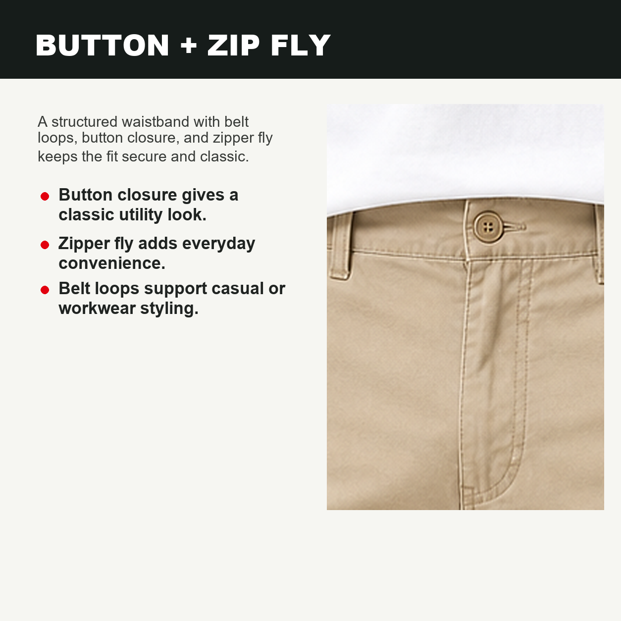 Pack & Save Men's Light Khaki Cargo Shorts, Button Fly Multi-Pocket Utility Summer Shorts