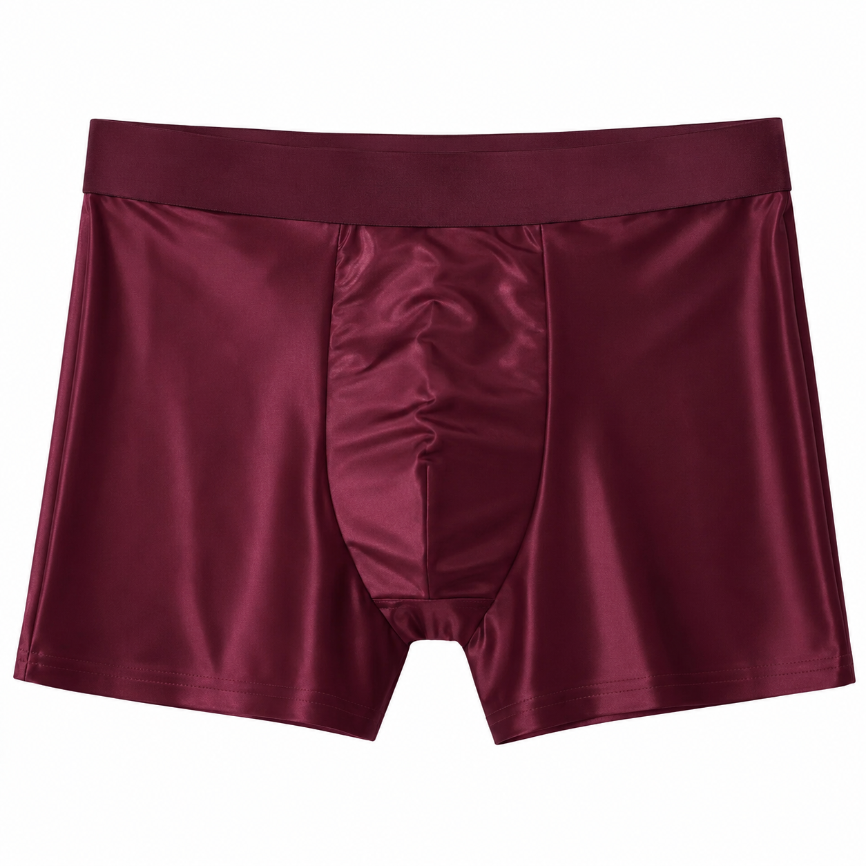 🔥Men's Ice Silk Fabric Underwear Set, 10 Pcs Solid Color Boxer Shorts, Breathable Comfortable Fit Boxers, Ideal for Summer Wear🎉