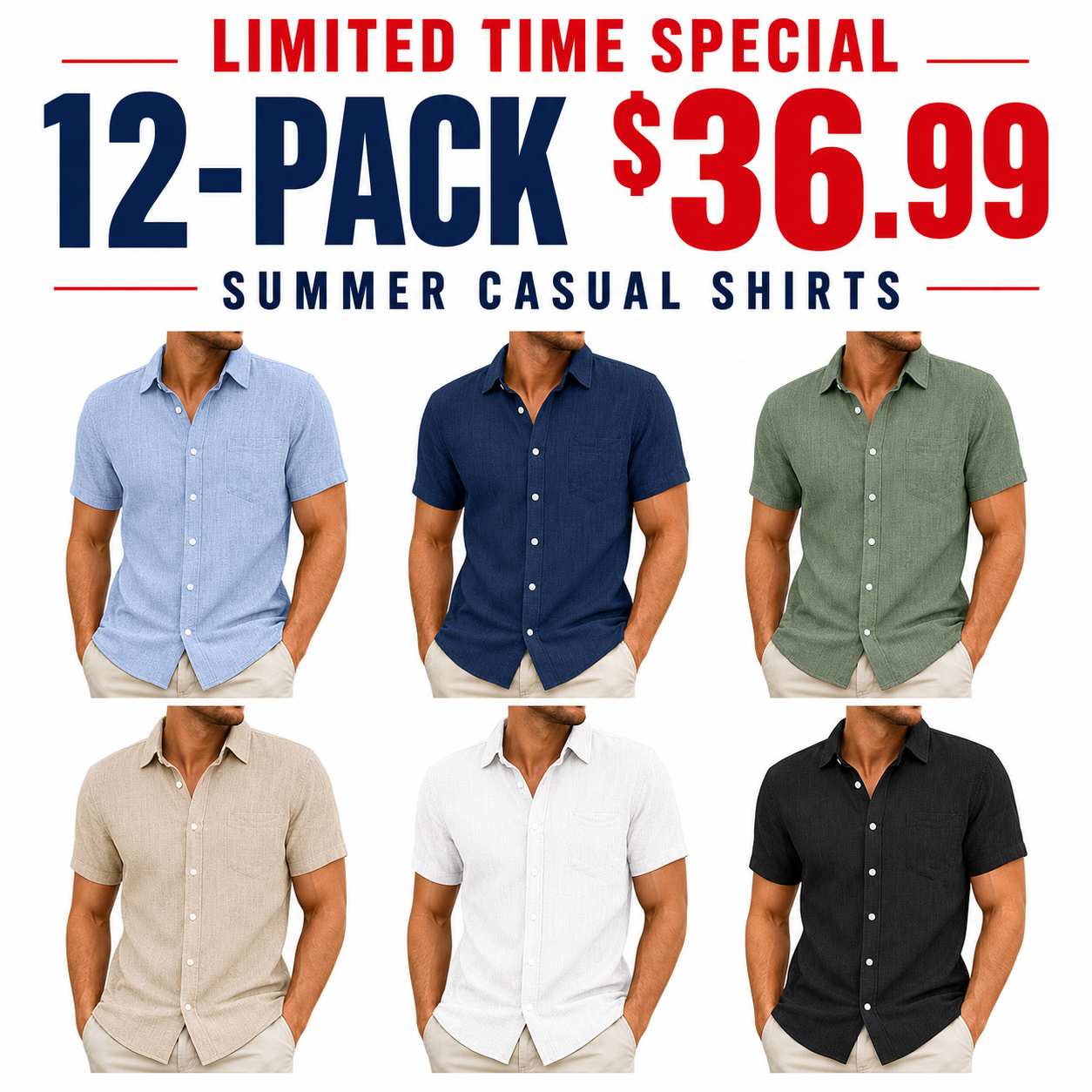 Mens Linen Cuban Guayabera Shirts Button Down Short Sleeve Shirt Cotton Hippie Summer Beach Vacation Shirts Casual Shortsleeve