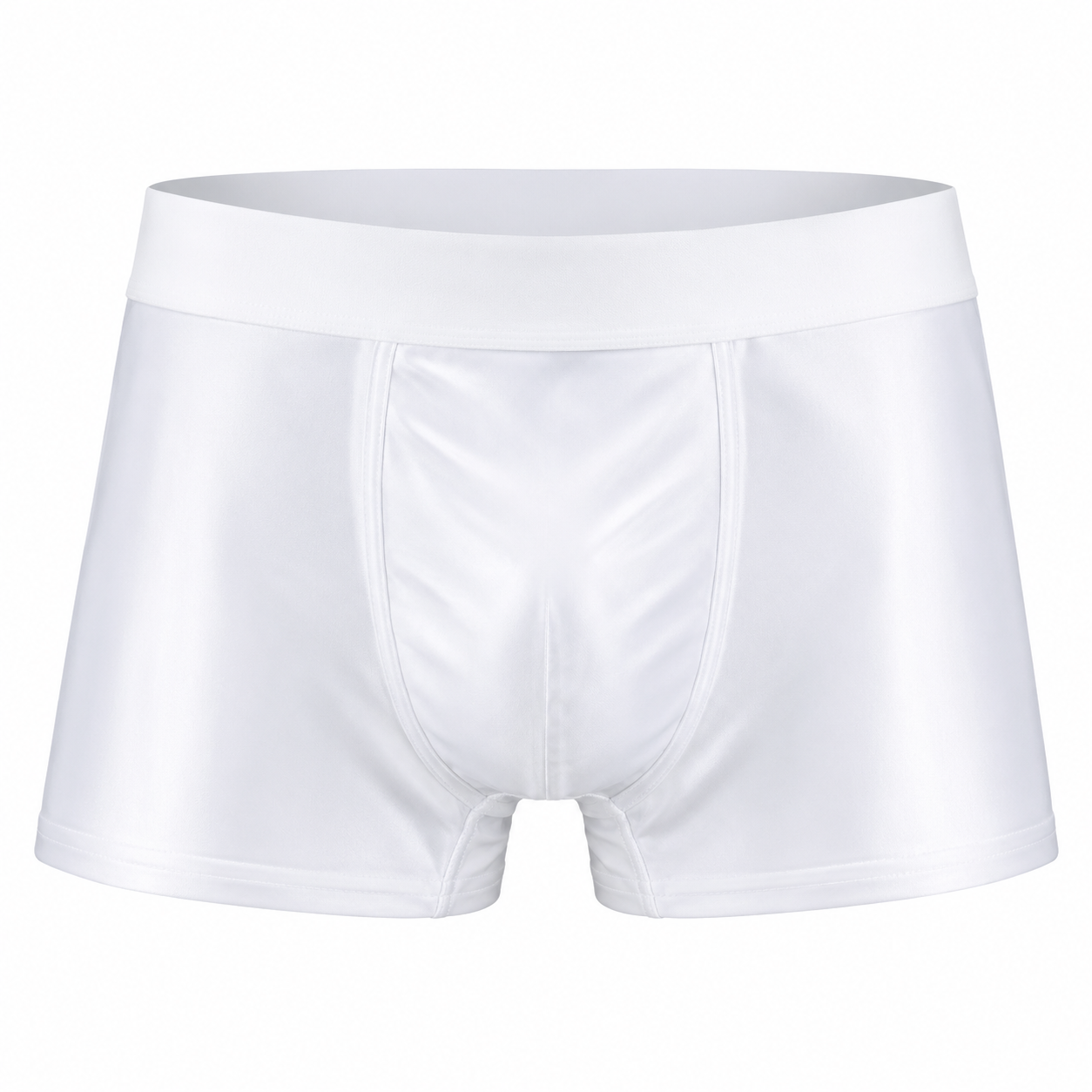 🔥Men's Ice Silk Fabric Underwear Set, 10 Pcs Solid Color Boxer Shorts, Breathable Comfortable Fit Boxers, Ideal for Summer Wear🎉
