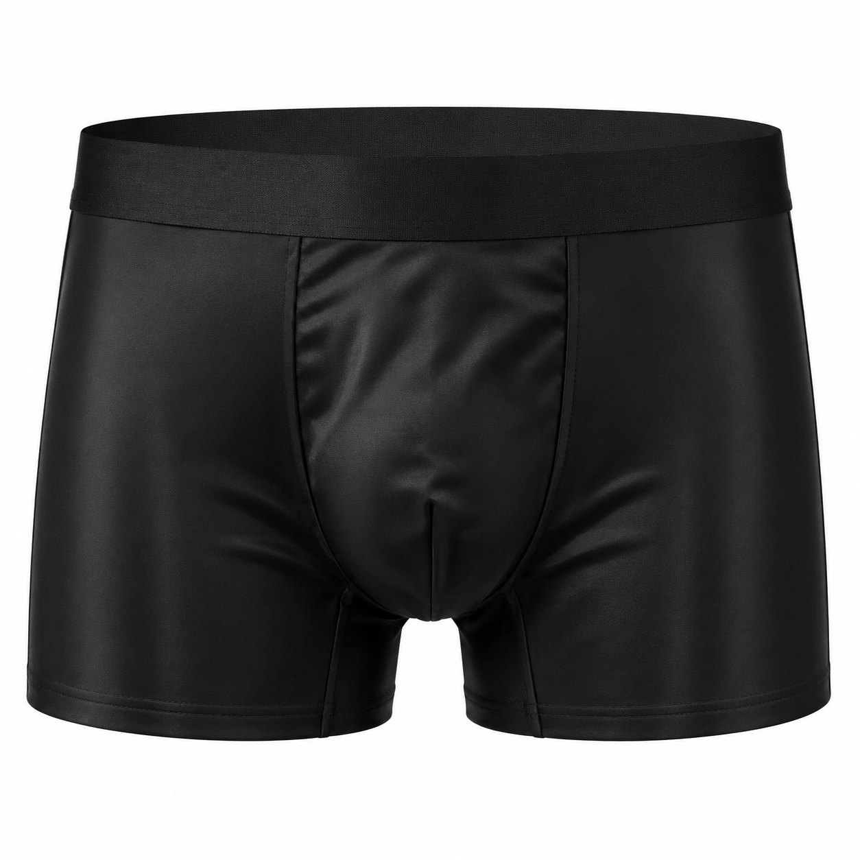 🔥Men's Ice Silk Fabric Underwear Set, 10 Pcs Solid Color Boxer Shorts, Breathable Comfortable Fit Boxers, Ideal for Summer Wear🎉