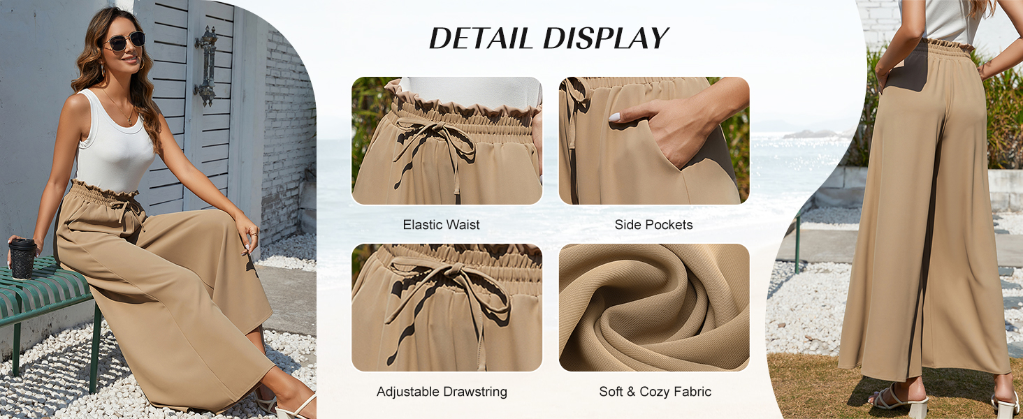summer palazzo pants for women