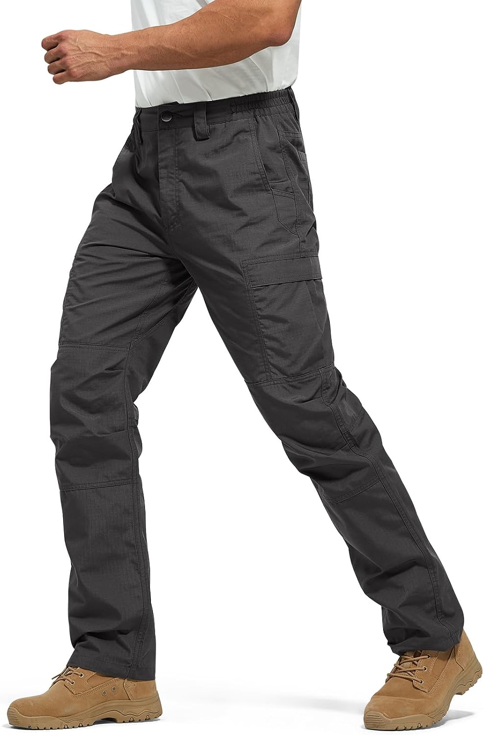 Men's Cargo Pants Water Resistant Ripstop Tactical Pants for Men Work Pants Lightweight Outdoor Hiking Pants Men