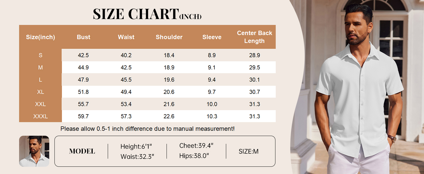 coofandy shirts for men short sleeve